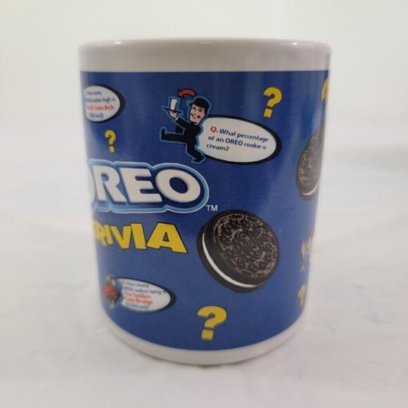 Oreo Nabisco Cookies Trivia & Oreo Moo More Milk Collectible Coffee Mug - Set of - Picture 7 of 16